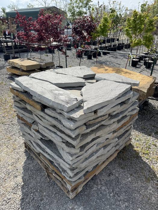 Gray flagstone pallet
